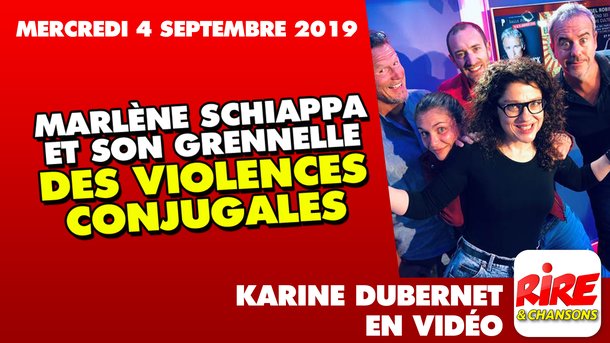 Karine Dubernet - Marlène Schiappa et son grenelle des violences conjugales - LE TOP DE L'ACTU DE RIRE & CHANSONS - 4 Septembre 2019