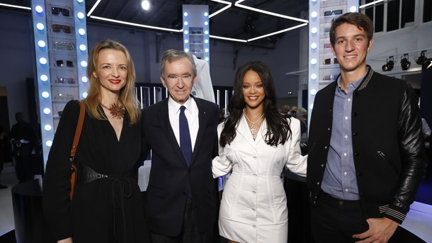 Rihanna à Paris pour le lancement de sa marque Fenty