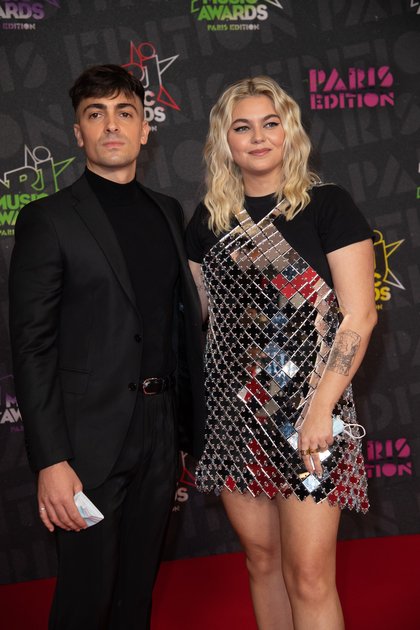 Florian Rossi et Louane - Tapis Rouge NRJ Music Awards Paris Edition