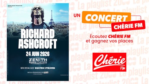 Gagnez vos places pour le concert de Richard Ashcroft au Zénith de Paris avec Chérie FM 🎸✨
