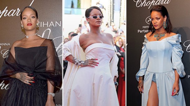 Rihanna: des looks épurés pour le Festival de Cannes