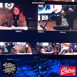 À l'antenne jusqu'à 9h, tous les matins dans le Réveil Chérie !
