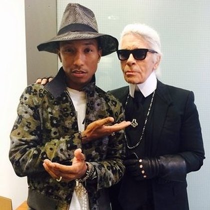 Pharrell et Karl Lagerfeld