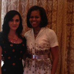 Katy Perry déjeune avec Michelle Obama
