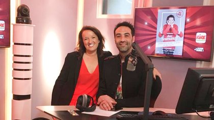 Anne Roumanoff et Sébastien Boché - photo mercredi