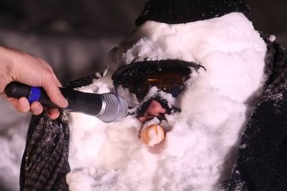 CAUET et l'équipe à Tignes