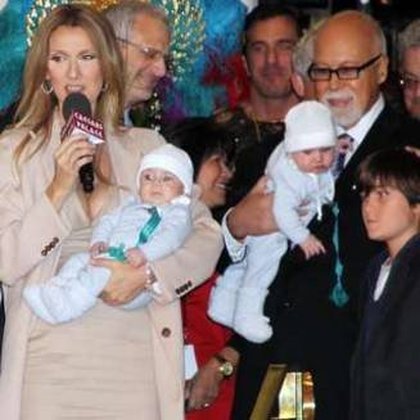 Céline Dion et ses jumeaux