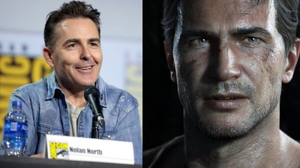 Nolan North et Nathan Drake (Uncharted 4 : A Thief's End)