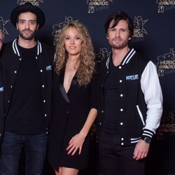 Julien Arruti, Tarek Boudali, Elodie Fontan et Philippe Lacheau - NRJ Music Awards 20th Edition