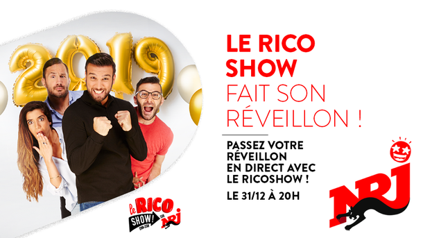 Passez votre soirée du réveillon avec le Rico Show sur NRJ !