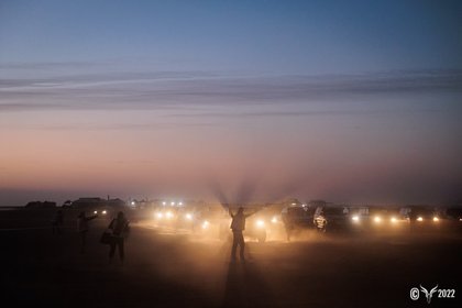 Les Gazelles en étape
