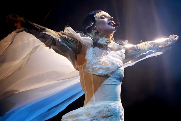 Lady Gaga lors de l'édition 2025 du festival Coachella