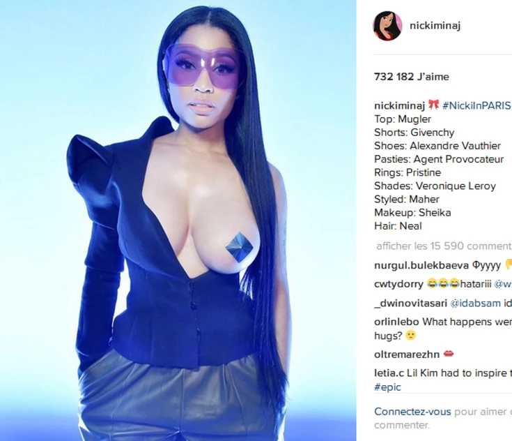 Nicki Minaj Fashion Week