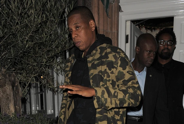 Celebrities leave Harry's Bar, after a private party. Adele was 