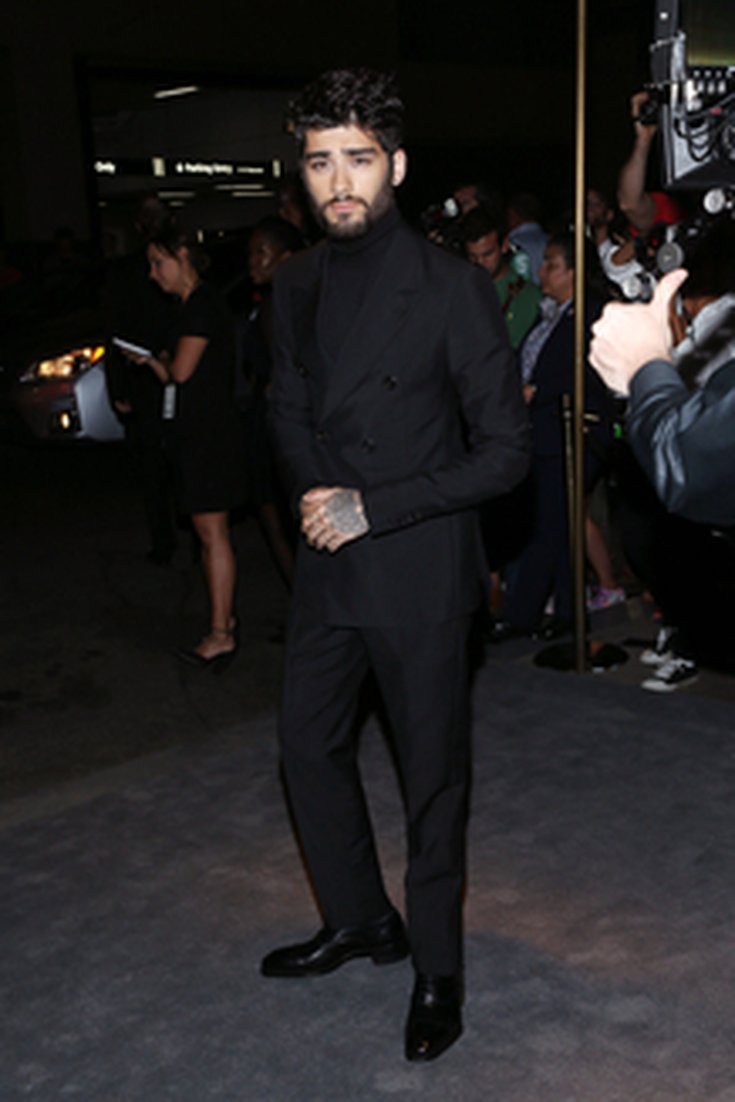 Zayn Malik défilé Tom Ford  Gigi Hadid