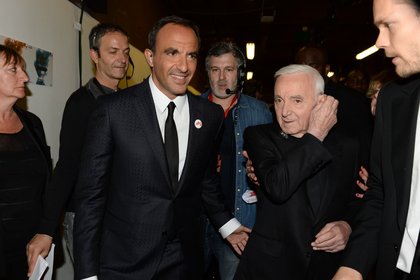 Nikos et Charles Aznavour - NRJ Music Awards 2015