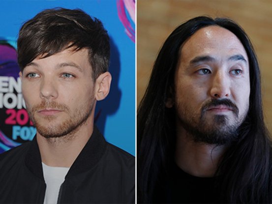 Louis Tomlinson et Steve Aoki