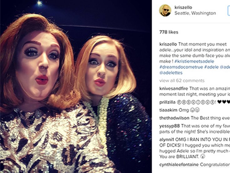 Adele et son sosie