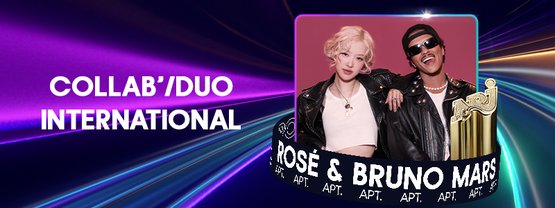 Palmarès - Collab / Duo - Rosé & Bruno Mars