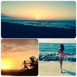 Lea Michele à Hawaï !