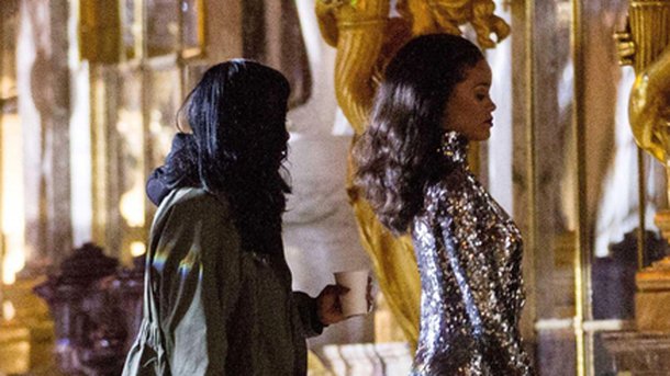 Rihanna : shooting  à Versailles