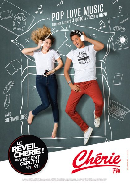 Le Réveil Chérie de Vincent Cerutti avec Stéphanie Loire