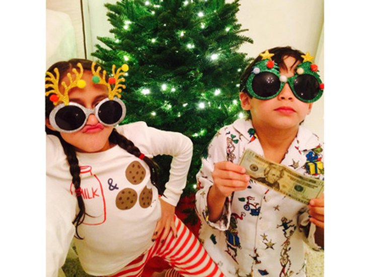 Les enfants de Jennifer Lopez prêts pour Noël