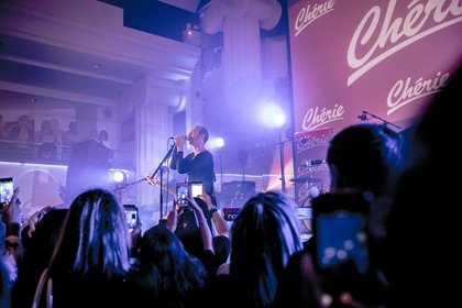 Calogero sur la scène du Concert Pop Love à Nice
