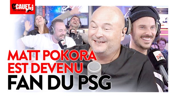 Matt Pokora est devenu fan du PSG - C'Cauet sur NRJ