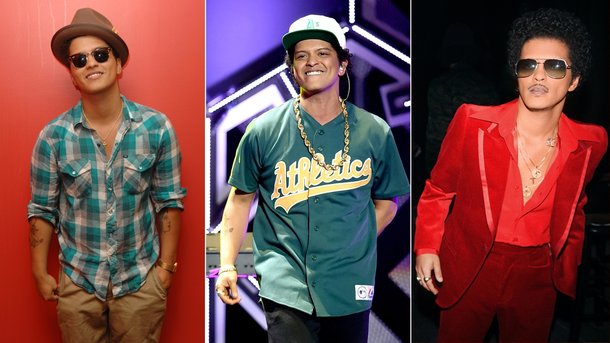 Bruno Mars : comment ses looks ont évolué avec ses albums