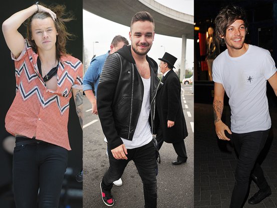Harry-Styles,Liam Payne et Louis Tomlinson
