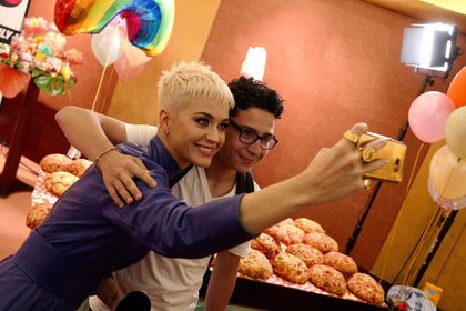 Katy Perry chez Cauet sur NRJ