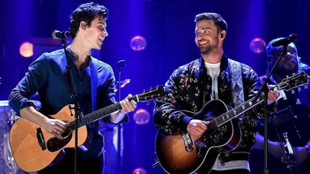 Shawn Mendes et Justin Timberlake offrent un duo surprise au iHeartRadio Festival
