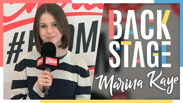 L'interview Backstage de Marina Kaye