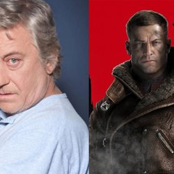 Patrick Poivey et B.J Blazkowicz (Wolfenstein II: The New Colossus)