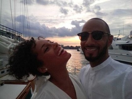 Alicia Keys et son mari Swizz Beatz