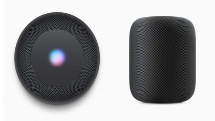 L'enceinte HomePod d'Apple.
