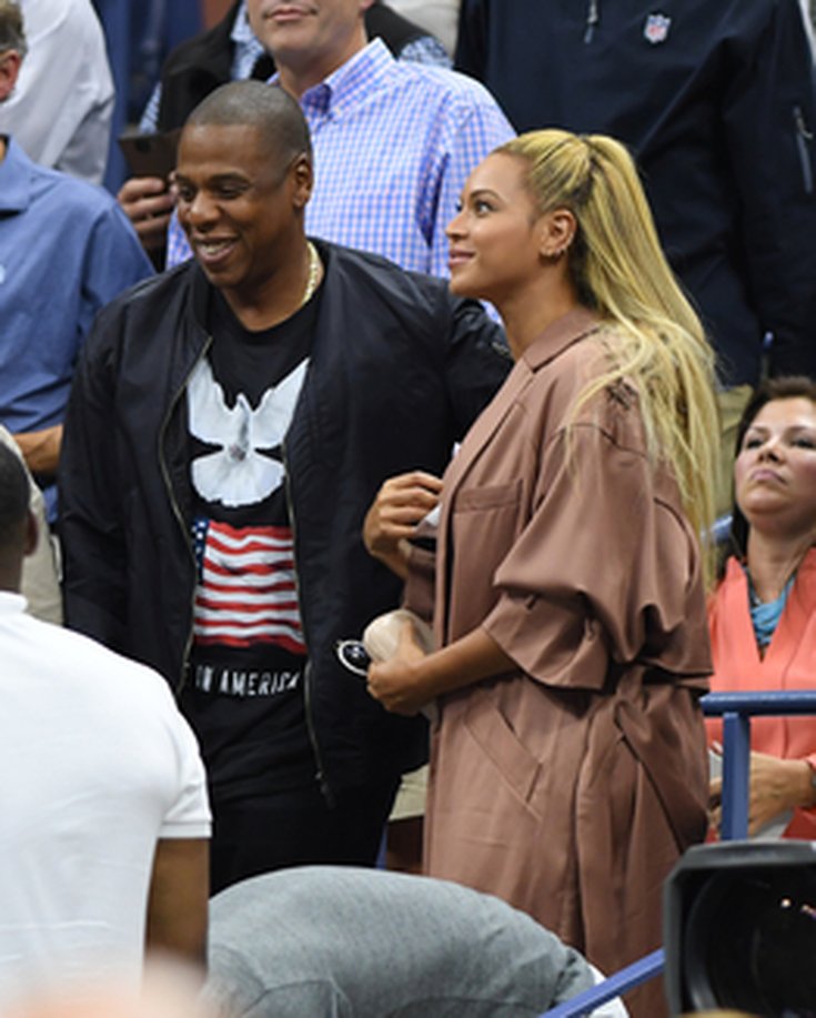 Beyoncé et Jay-Z à l'US Open