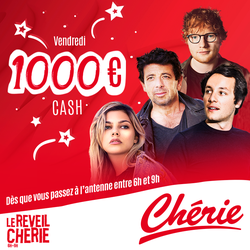 1000€ cash à gagner vendredi 7 décembre