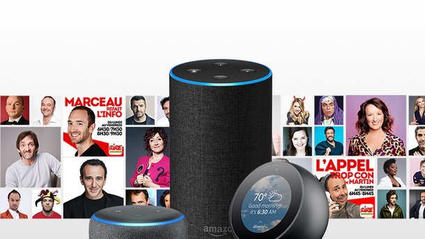 Comment écouter la radio Rire & Chansons sur les enceintes connectées Amazon Alexa ?