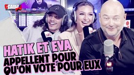Hatik et Eva appellent pour que l'on vote pour eux - C'Cauet sur NRJ