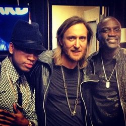 David Guetta : juste après le live de  play hard au Billboard avec Akon et @NEYO 