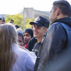 Justin Bieber avec ses fans en Australie