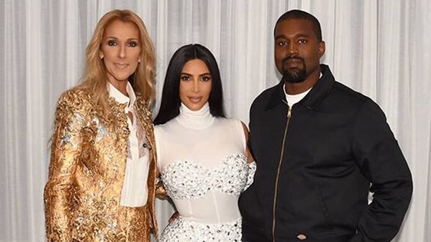 Céline Dion fête les cinq ans de mariage de Kim Kardashian et Kanye West