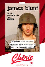 James Blunt en tournée "The Stars Beneath My Feet Tour" avec Chérie FM