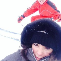 CAUET et l'équipe à Tignes