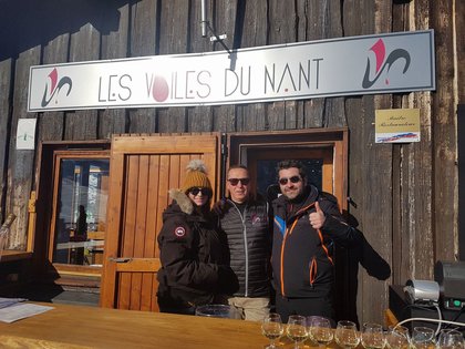 Philippe et Sandy au Voiles du Nant