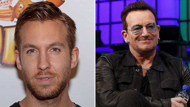 Calvin Harris : une «légende» pour Bono!