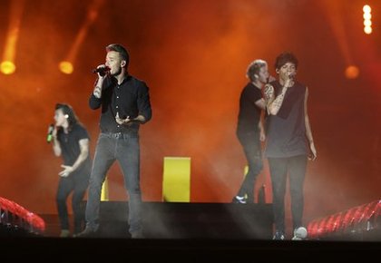Les One Direction en concert à Chicago