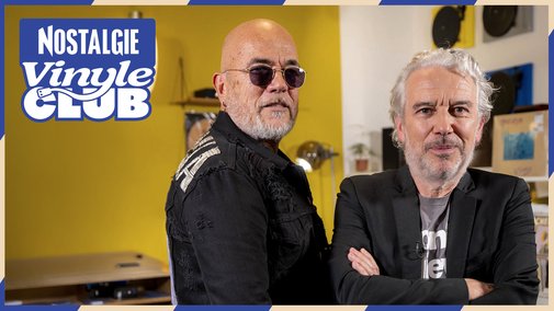 Pascal Obispo invité de Philippe Vandel dans Nostalgie Vinyle Club